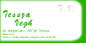 tessza vegh business card
